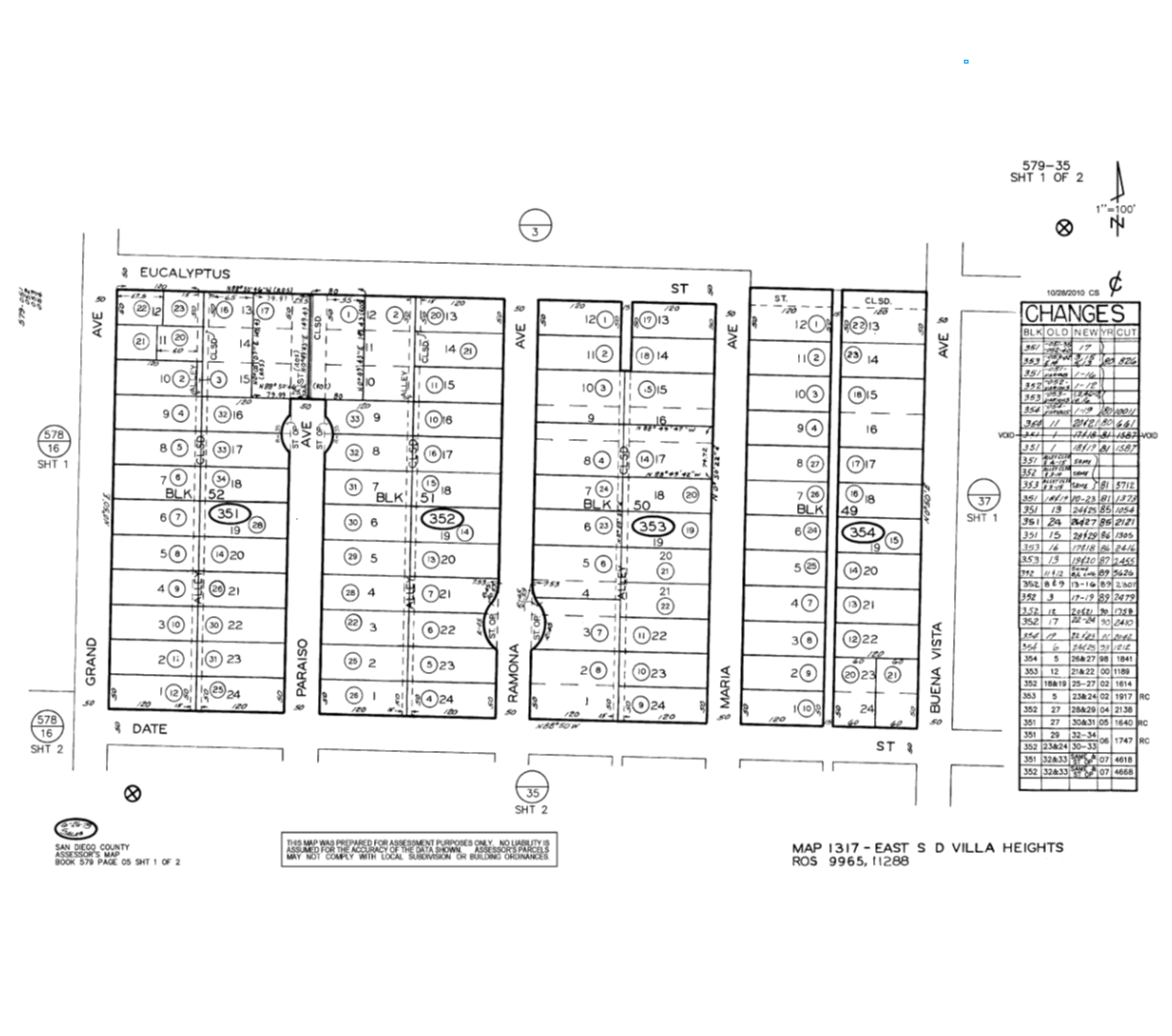 1520 Ramona Ave, Spring Valley, CA à vendre Plan cadastral- Image 1 de 2