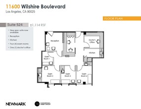 11600 Wilshire Blvd, Los Angeles, CA for lease Floor Plan- Image 1 of 3