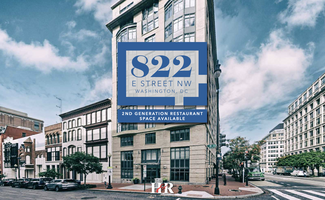 Plus de détails pour 822 E St NW, Washington, DC - Vente au détail à louer