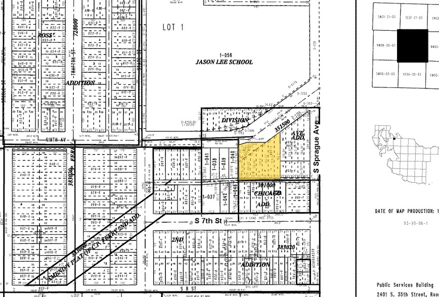 2024 6th Ave, Tacoma, WA for lease - Plat Map - Image 2 of 4