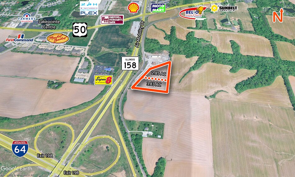 State Route 158 & I-64, O'Fallon, IL à vendre Photo du bâtiment- Image 1 de 3