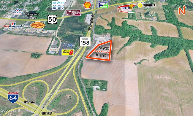 Plus de détails pour State Route 158 & I-64, O'Fallon, IL - Terrain à vendre