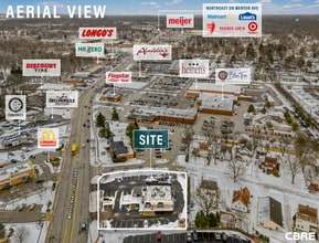 8764 Mentor Ave, Mentor, OH - Aérien Vue de la carte