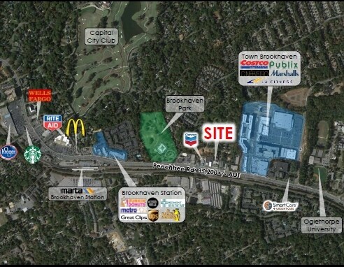 4260 Peachtree Rd NE, Atlanta, GA à louer - Aérien - Image 2 de 29