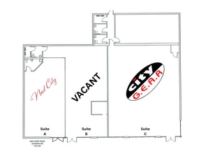 2909 Terry Rd, Jackson, MS à louer Plan d’étage- Image 1 de 1