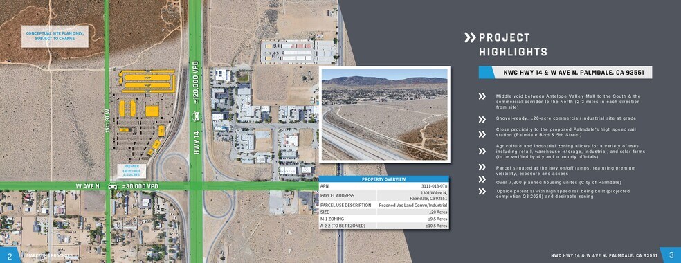 W Ave N, Palmdale, CA for sale - Building Photo - Image 2 of 8