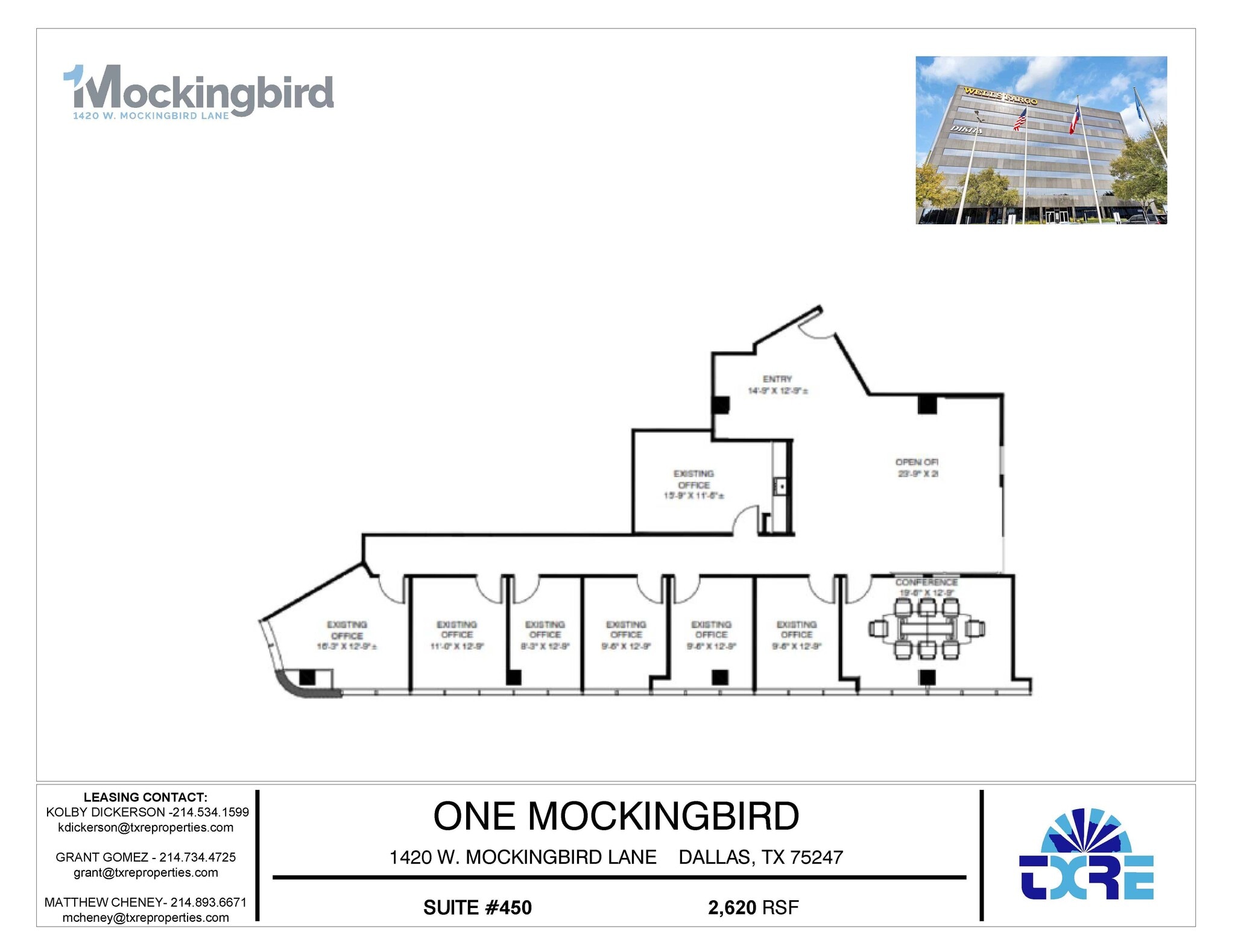 1420 W Mockingbird Ln, Dallas, TX for lease Floor Plan- Image 1 of 1