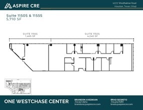 10777 Westheimer Rd, Houston, TX for lease Floor Plan- Image 2 of 2