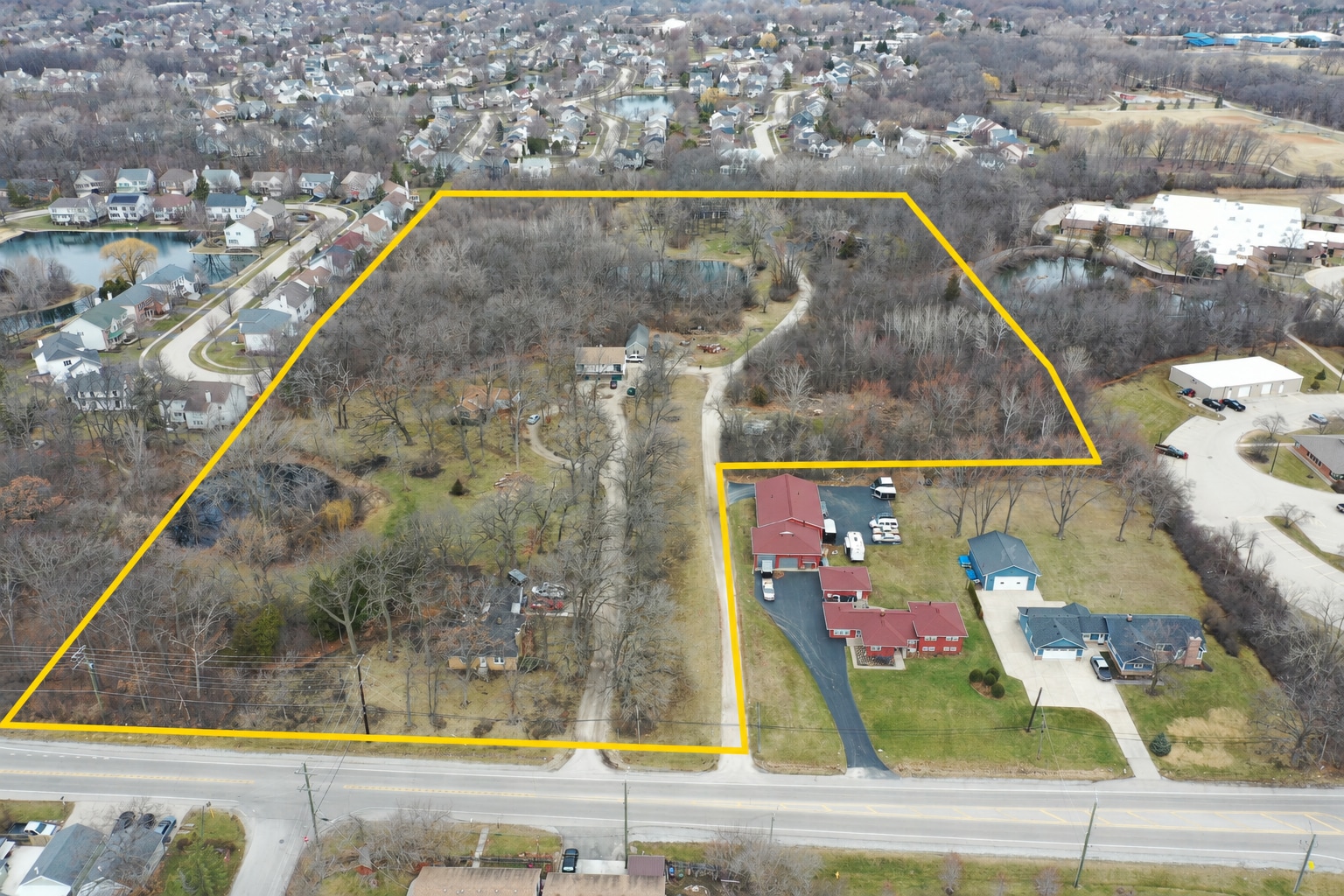 18238 W Gages Lake Rd, Grayslake, IL for sale Aerial- Image 1 of 2