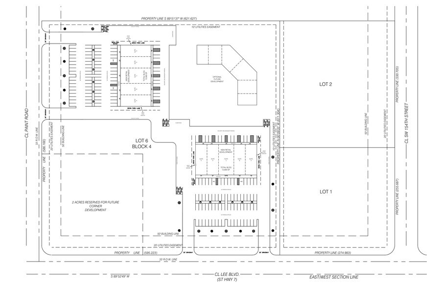 SW Lee Blvd & Paint Rd, Cache, OK à vendre - Plan de site - Image 3 de 3