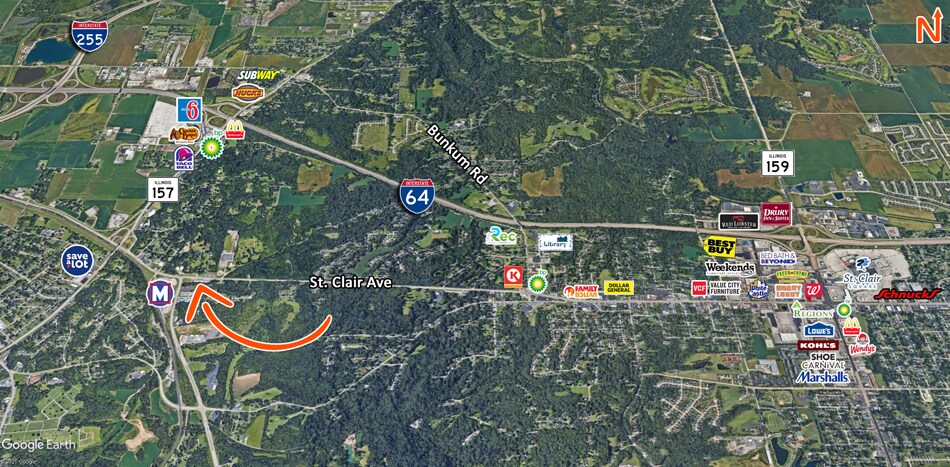 9510 St. Clair Ave, Fairview Heights, IL à louer - Photo du bâtiment - Image 3 de 8