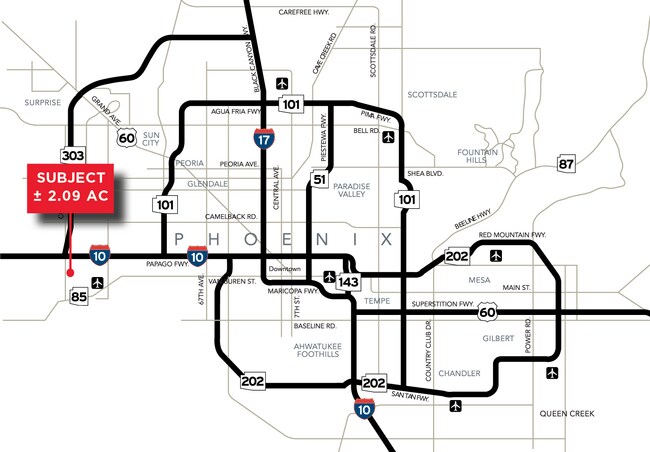 Plus de détails pour 783 Cotton Ln, Goodyear, AZ - Terrain à vendre