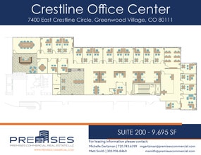 7400 E Crestline Cir, Greenwood Village, CO for lease Floor Plan- Image 1 of 1