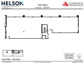 7701 York Ave S, Edina, MN à louer Plan d  tage- Image 1 de 1