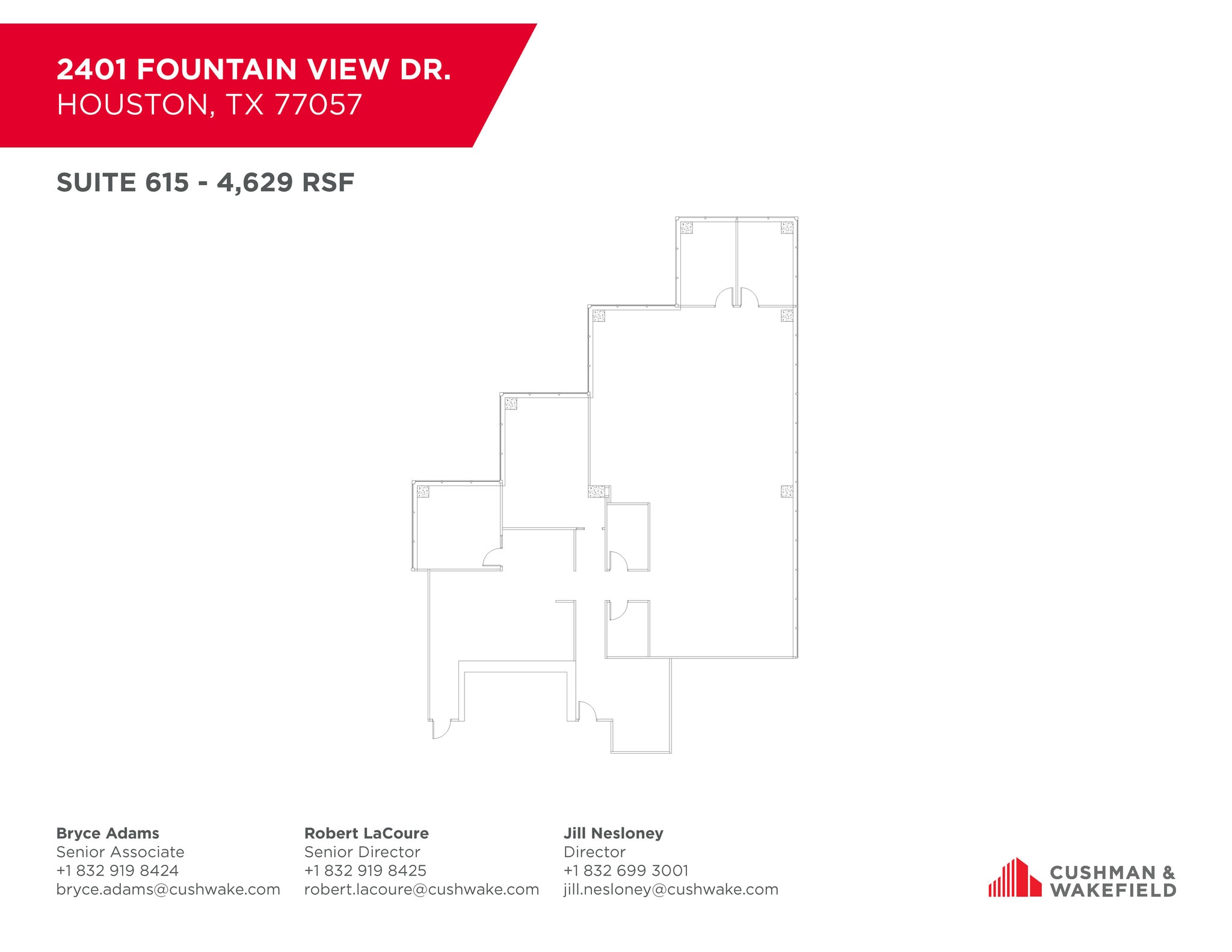 2401 Fountain View Dr, Houston, TX for lease Floor Plan- Image 1 of 1