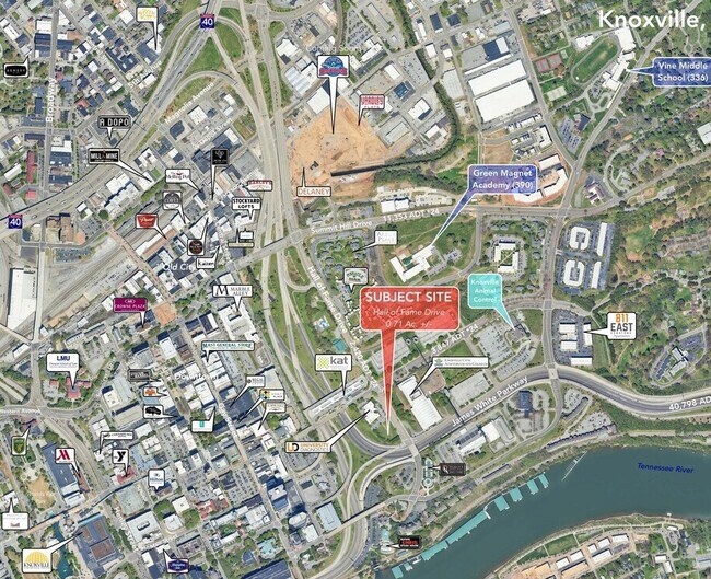 Plus de détails pour 601 Hall of Fame Dr, Knoxville, TN - Terrain à vendre