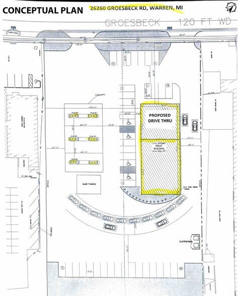 26260 Groesbeck, Warren, MI à vendre - Plan de site - Image 2 de 4