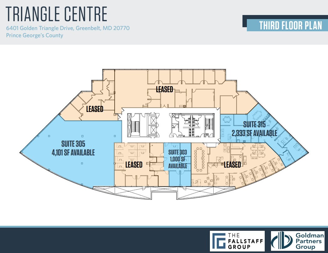 6401 Golden Triangle Dr, Greenbelt, MD for lease Floor Plan- Image 1 of 1