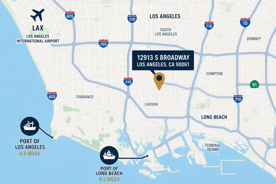 12913 S Broadway, Los Angeles, CA for sale - Building Photo - Image 2 of 22