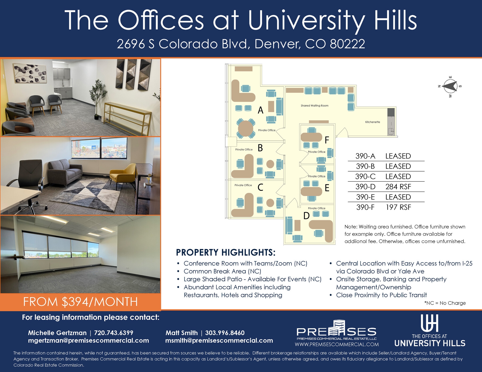 2696 S Colorado Blvd, Denver, CO for lease Floor Plan- Image 1 of 6