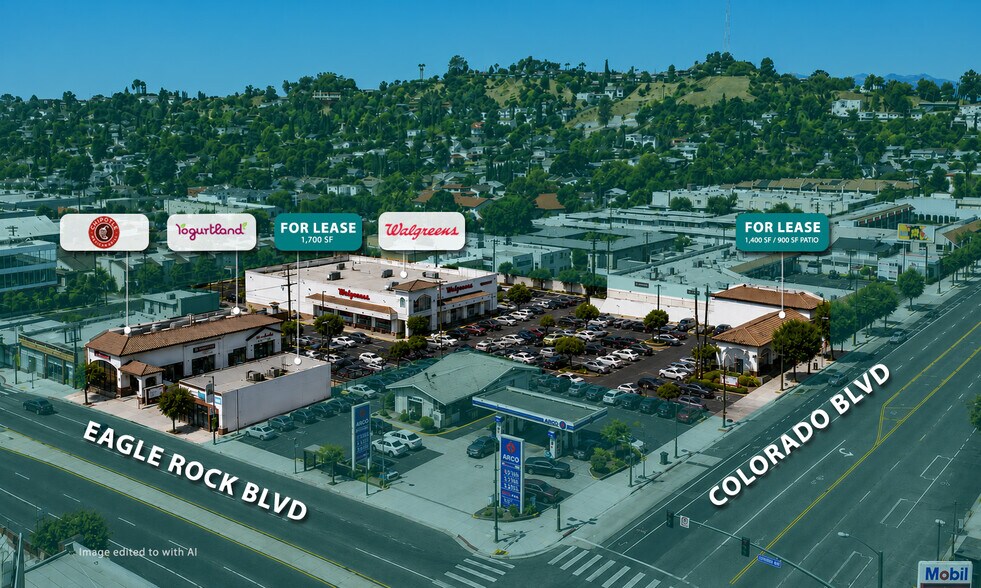 5045-5053 Eagle Rock Blvd, Los Angeles, CA à louer - Aérien - Image 1 de 11