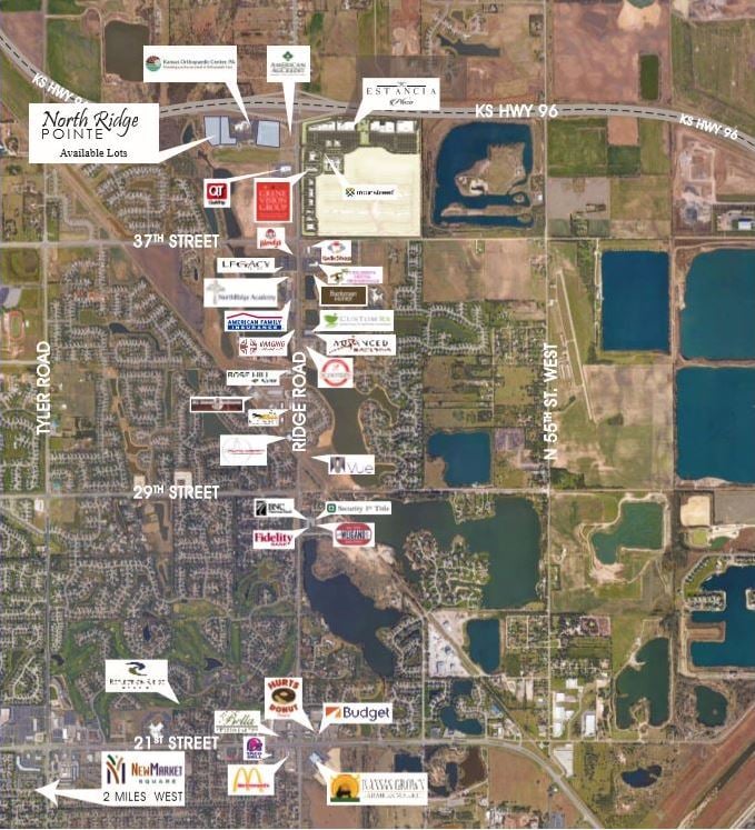 K-96 & N. Ridge Rd, Wichita, KS à vendre Photo principale- Image 1 de 4