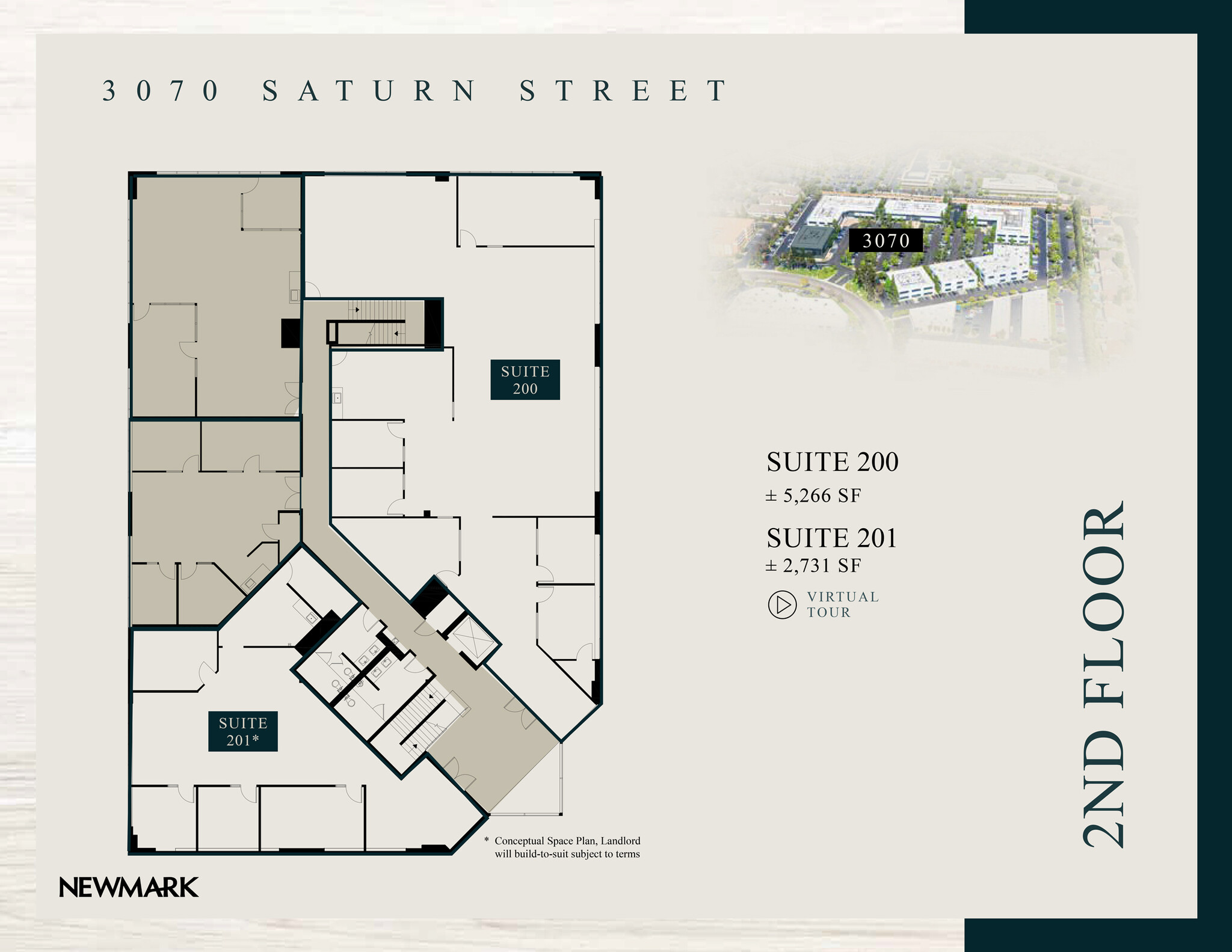 3010-3070 Saturn St, Brea, CA à louer Plan d’étage- Image 1 de 1