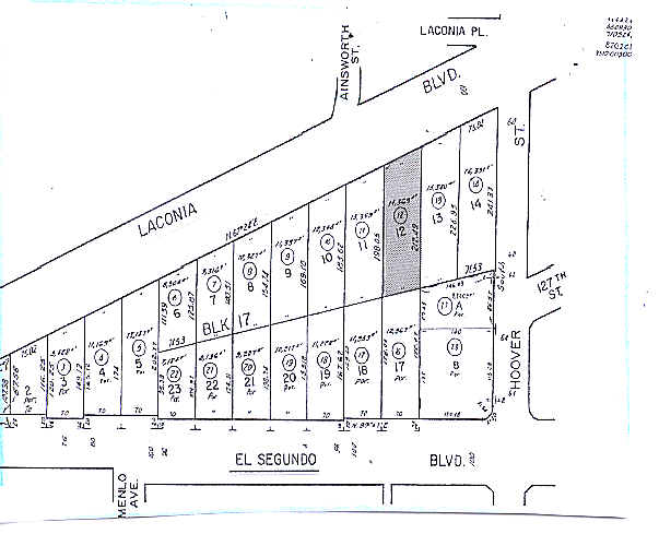 722 Laconia Blvd, Los Angeles, CA à vendre - Plan cadastral - Image 2 de 2