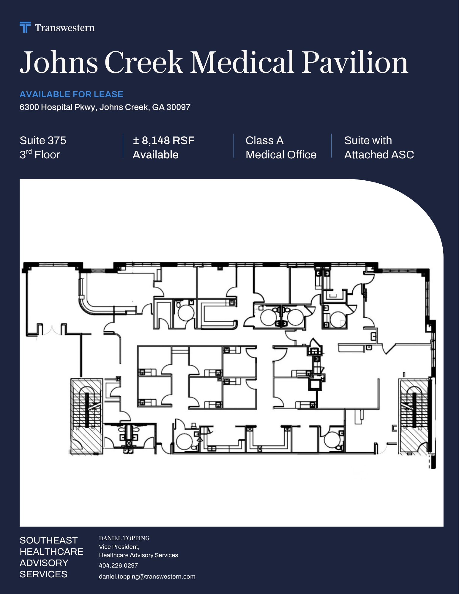 6300 Hospital Pky, Johns Creek, GA à louer Plan d’étage- Image 1 de 9
