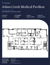 6300 Hospital Pky, Johns Creek, GA à louer Plan d’étage- Image 1 de 9