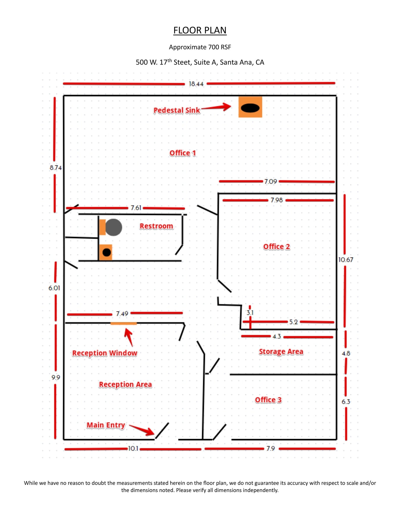 500 W 17th St, Santa Ana, CA for lease Site Plan- Image 1 of 1