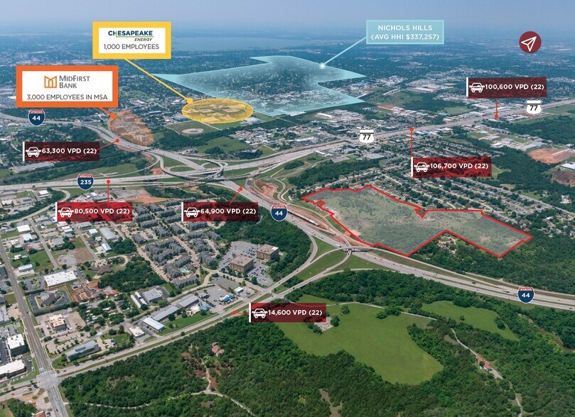 501 E I 44 Service Rd, Oklahoma City, OK à vendre - Photo du bâtiment - Image 2 de 5