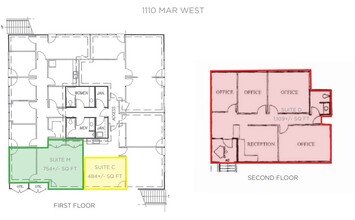 1120 Mar West St, Tiburon, CA à louer Plan d’étage- Image 1 de 1