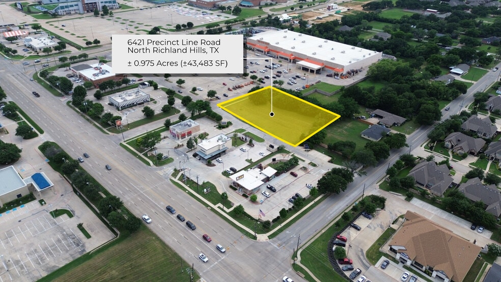 6421 Precinct Line Rd, North Richland Hills, TX à vendre - Photo du bâtiment - Image 1 de 7