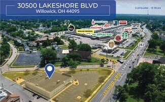 Plus de détails pour 30500 Lake Shore Blvd, Willowick, OH - Commerce de détail à louer