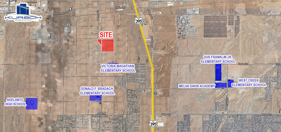 Bellflower St & Cassia Rd. rd, Adelanto, CA for sale - Building Photo - Image 2 of 6