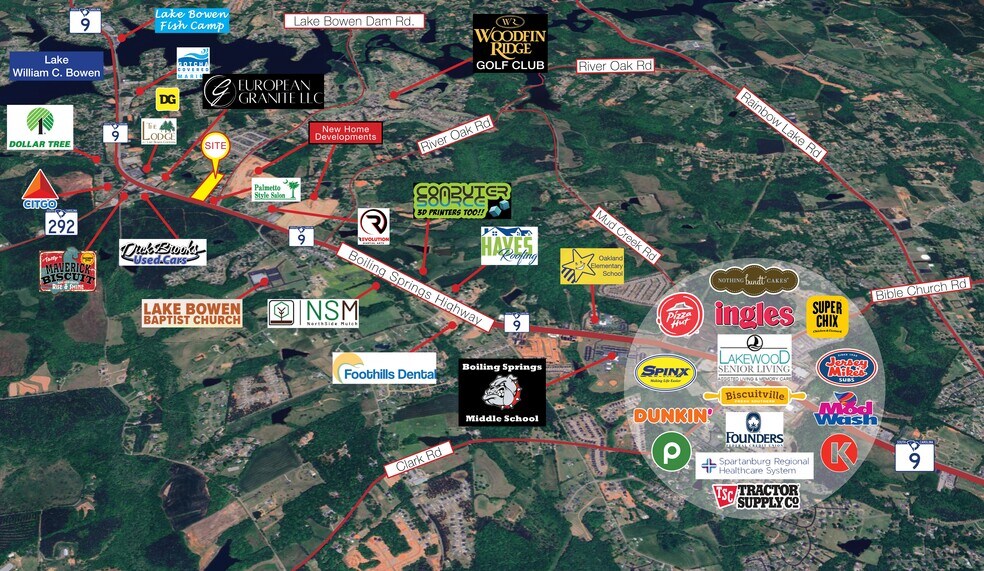 6855 Boiling Springs Hwy, Inman, SC à vendre - Photo du bâtiment - Image 2 de 2