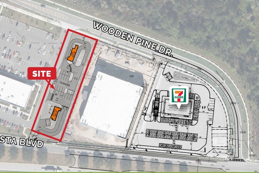 6066 Wooden Pine Dr, Orlando, FL for lease - Site Plan - Image 2 of 3
