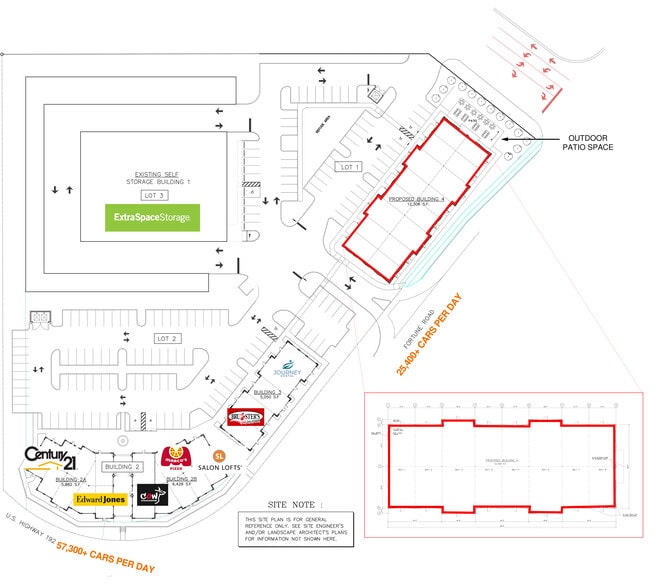 1751 Fortune Rd, Kissimmee, FL à louer - Plan de site - Image 2 de 4