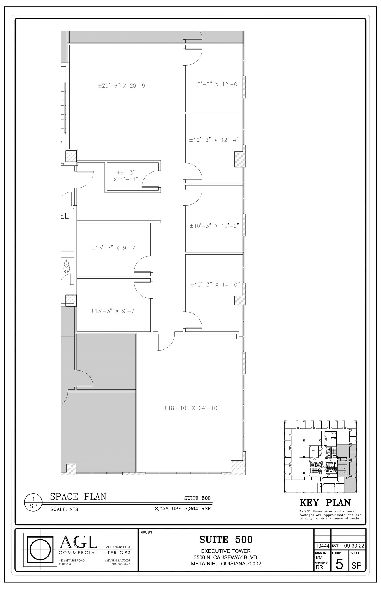 3500 N Causeway Blvd, Metairie, LA à louer Plan de site- Image 1 de 1