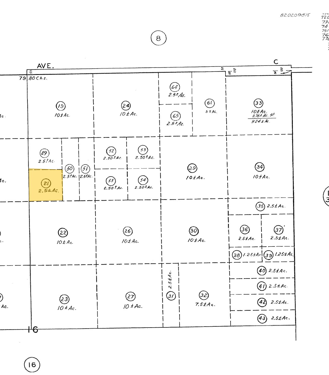 177 W Grevillia St, Lancaster, CA à vendre Plan cadastral- Image 1 de 2