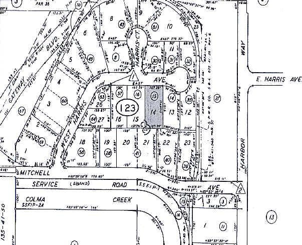 150 W Harris Ave, South San Francisco, CA for lease - Plat Map - Image 2 of 6