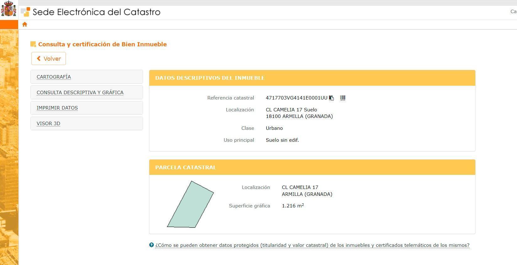 Terrain dans Armilla, Granada à vendre Plan de site- Image 1 de 6