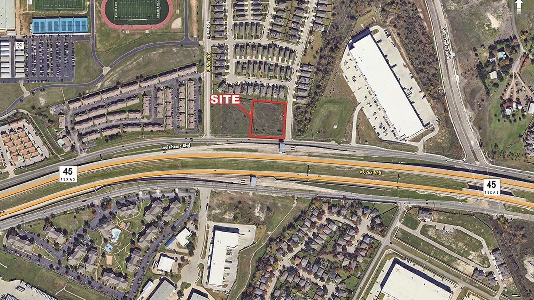 Hat Bender Loop & Louis Henna blvd, Round Rock, TX à vendre Aérien- Image 1 de 3