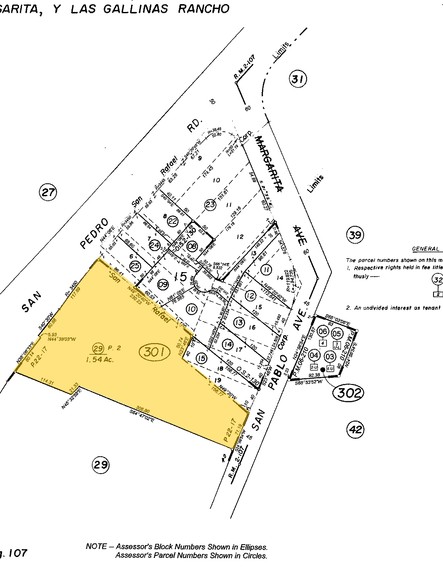 30 N San Pedro Rd, San Rafael, CA à louer - Plan cadastral - Image 2 de 4