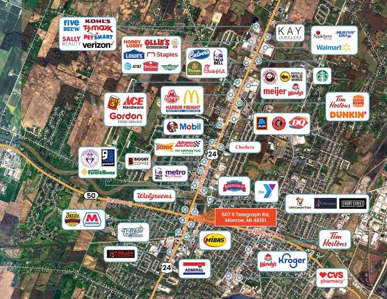 507 S Telegraph Rd, Monroe, MI for sale - Building Photo - Image 2 of 4