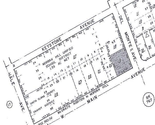 101-109 E Main Ave, Morgan Hill, CA à vendre - Plan cadastral - Image 2 de 4
