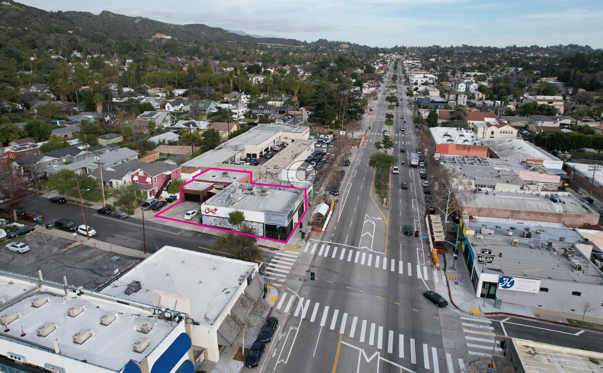 2129-2133 Colorado Blvd, Eagle Rock, CA for sale Aerial- Image 1 of 13
