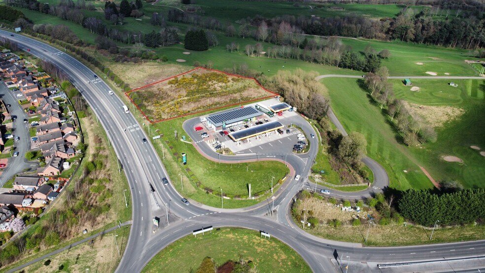 Holt Rd, Wrexham à vendre - Aérien - Image 2 de 2