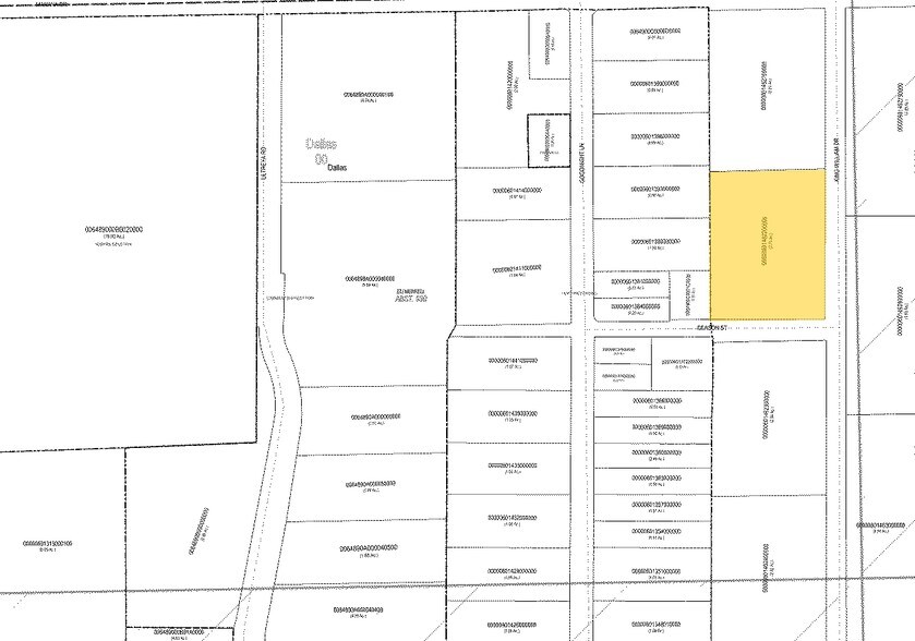 10701-10737 King William Dr, Dallas, TX à louer - Plan cadastral - Image 2 de 7